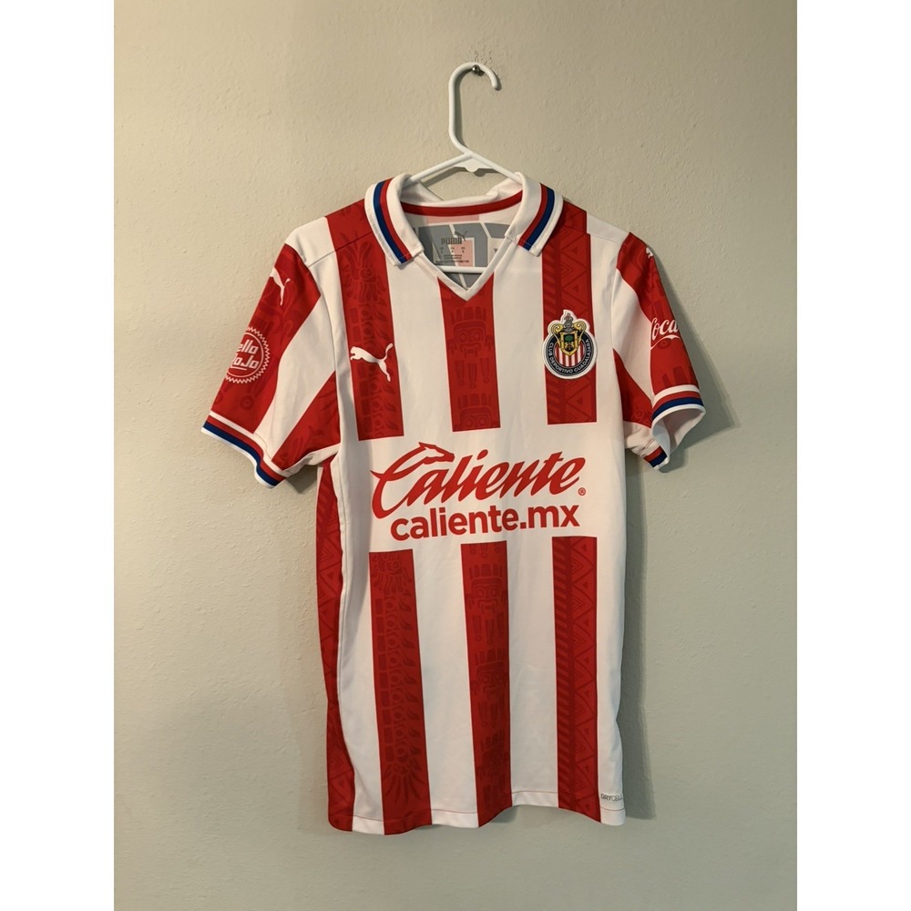 Club Chivas de Guadalajara Authentic Puma Size Small Soccer Football Red White